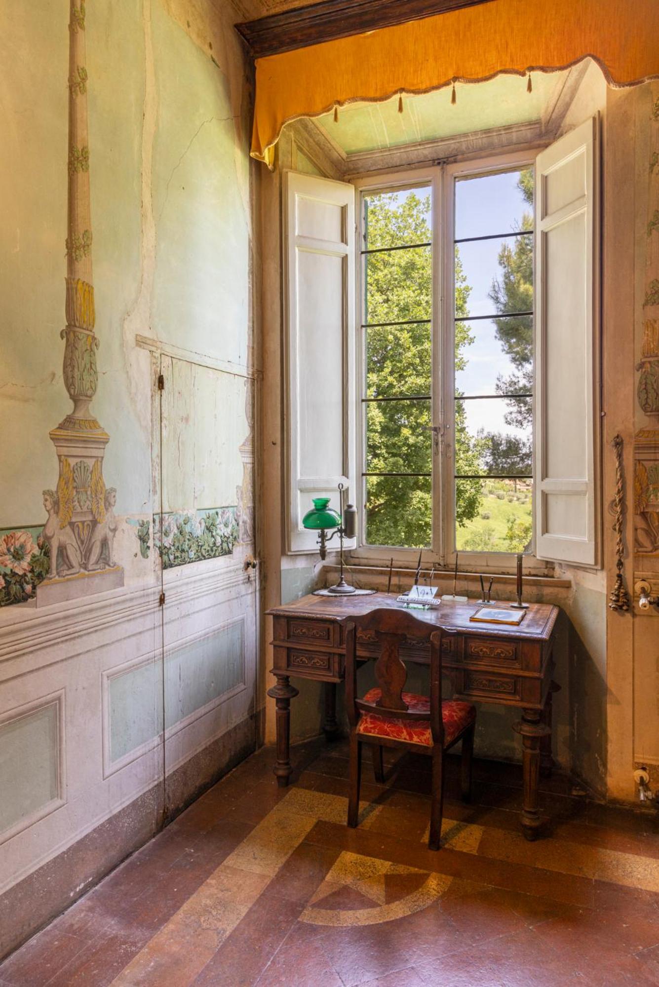 B&B In An 1800S Frescoed Villa With Panoramic Solarium And Historic Park - Villa Mastrangelo Colli del Tronto Luaran gambar