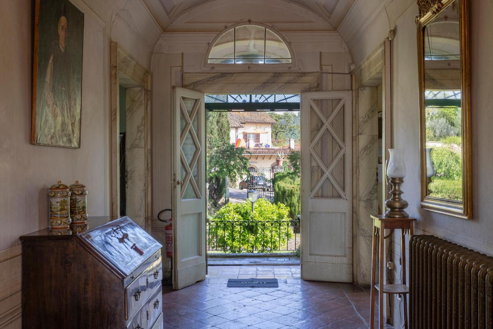 B&B In An 1800S Frescoed Villa With Panoramic Solarium And Historic Park - Villa Mastrangelo Colli del Tronto Luaran gambar
