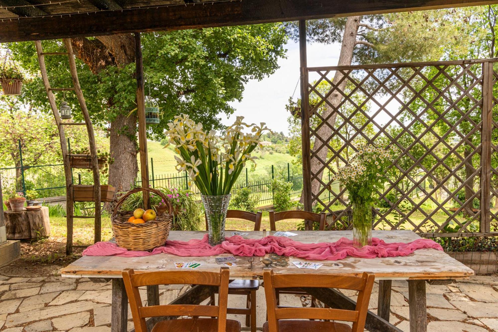B&B In An 1800S Frescoed Villa With Panoramic Solarium And Historic Park - Villa Mastrangelo Colli del Tronto Luaran gambar