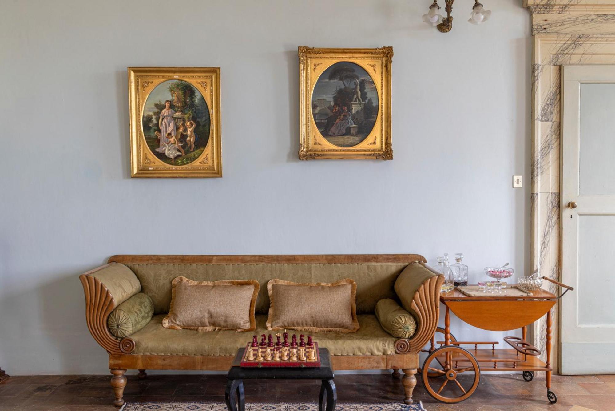 B&B In An 1800S Frescoed Villa With Panoramic Solarium And Historic Park - Villa Mastrangelo Colli del Tronto Luaran gambar